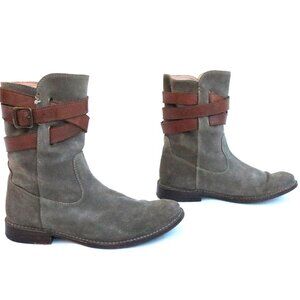 Frye Shirley Strappy Short Boots Size 6.5 B